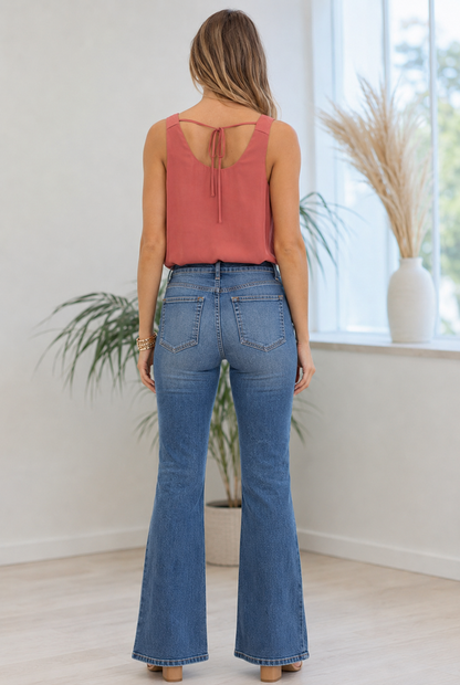 Sarah-Cowl Knit Tank