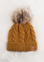 Load image into Gallery viewer, Cable Knit Pom Hat