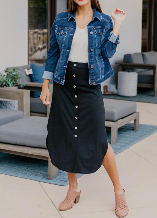 Lyla Skirt-Black