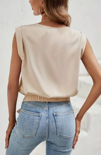 Load image into Gallery viewer, Holly-Summer Twist Knot Round Neck  Top