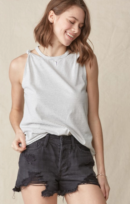 Kendra-Knotted Shoulder Tank