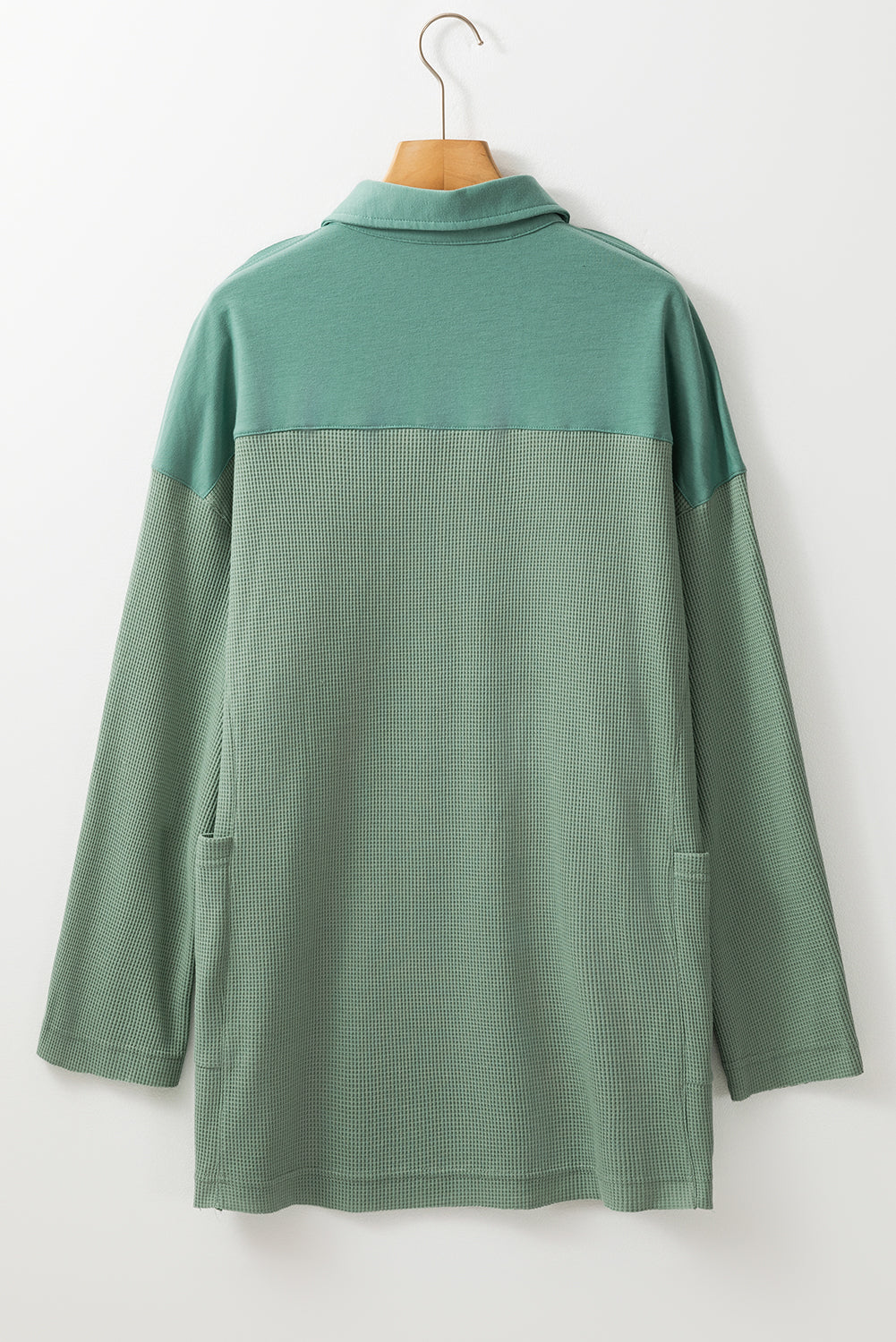 Tina Smoke Green Waffle