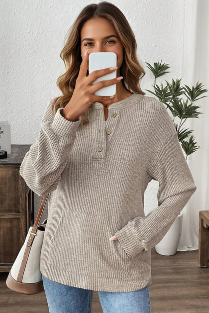 Keller Henley Knit Top