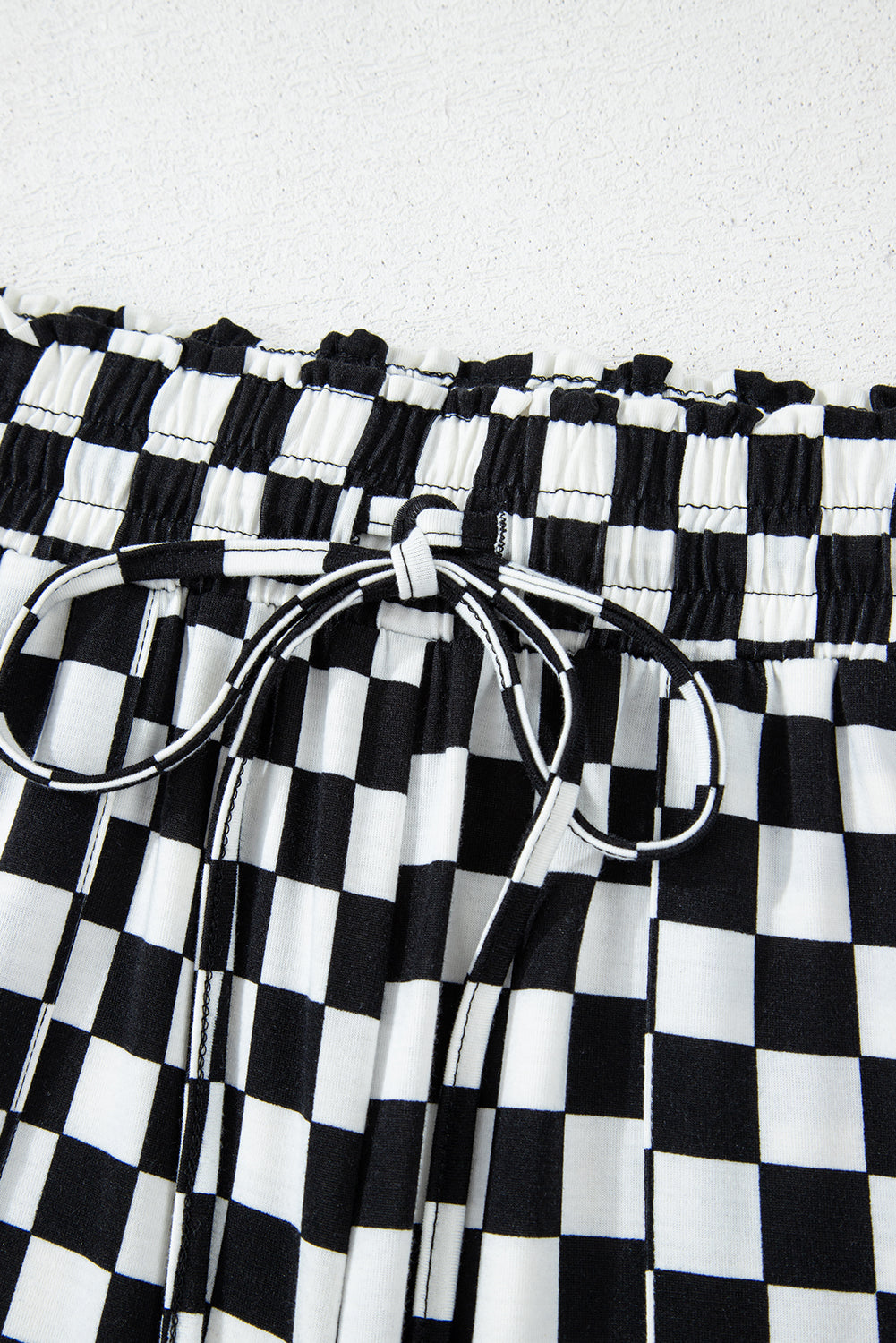 Lilly Black Checkered Lounge Set