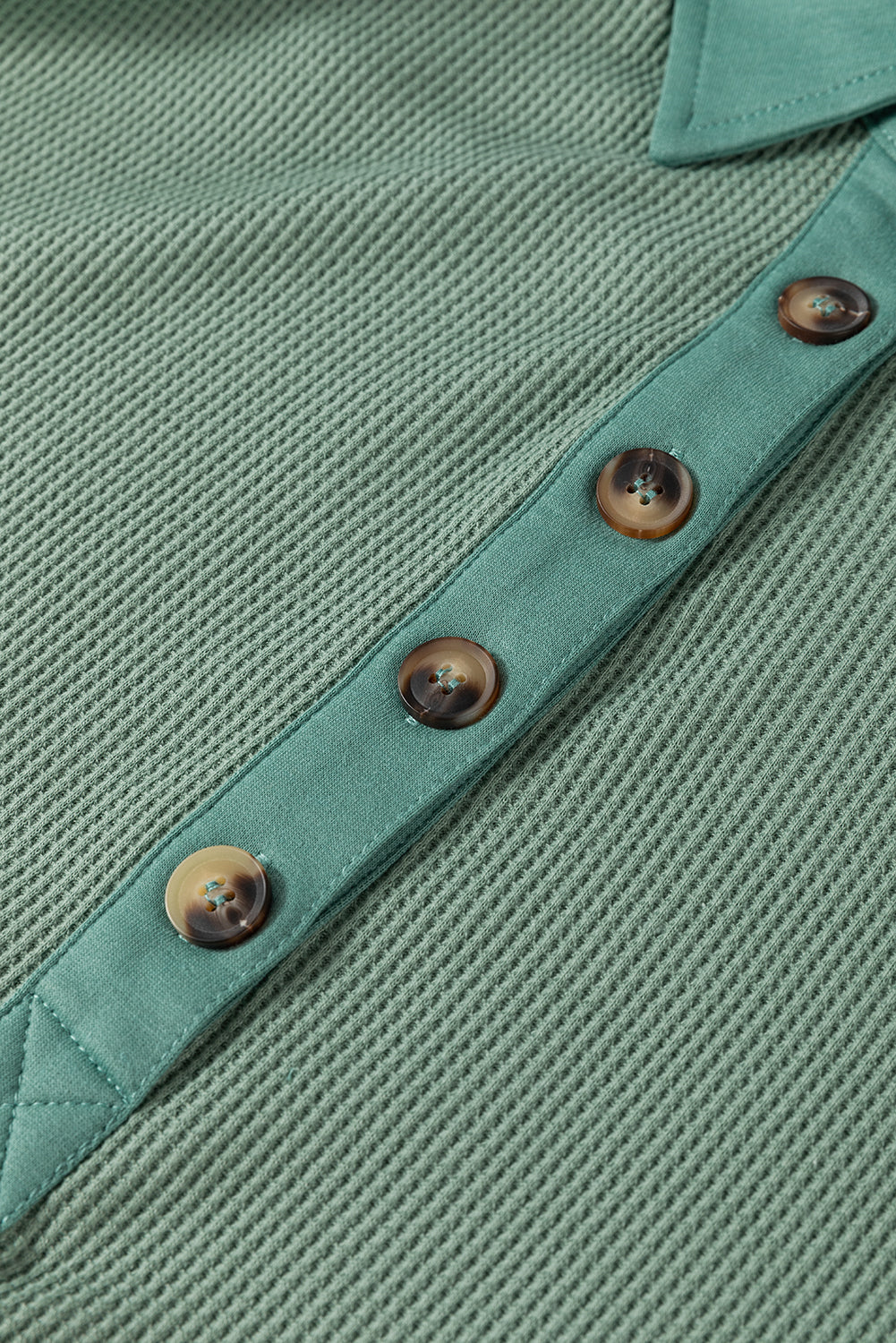 Tina Smoke Green Waffle