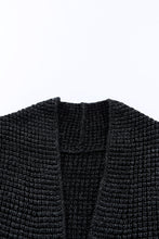 Load image into Gallery viewer, Yellow Knitted Open Front Casual Long Cardigan