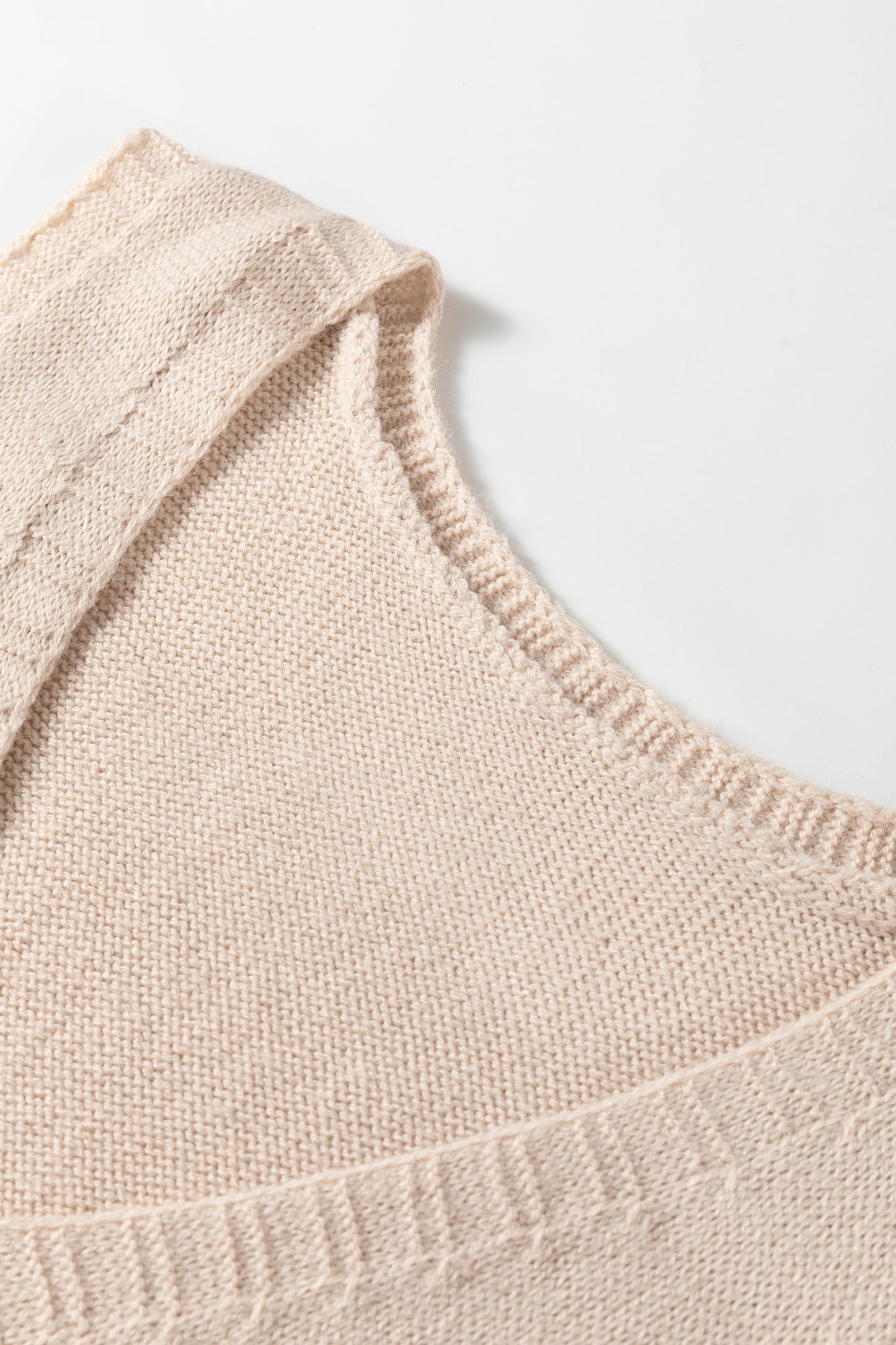 Loose Tunic Sweater Vest