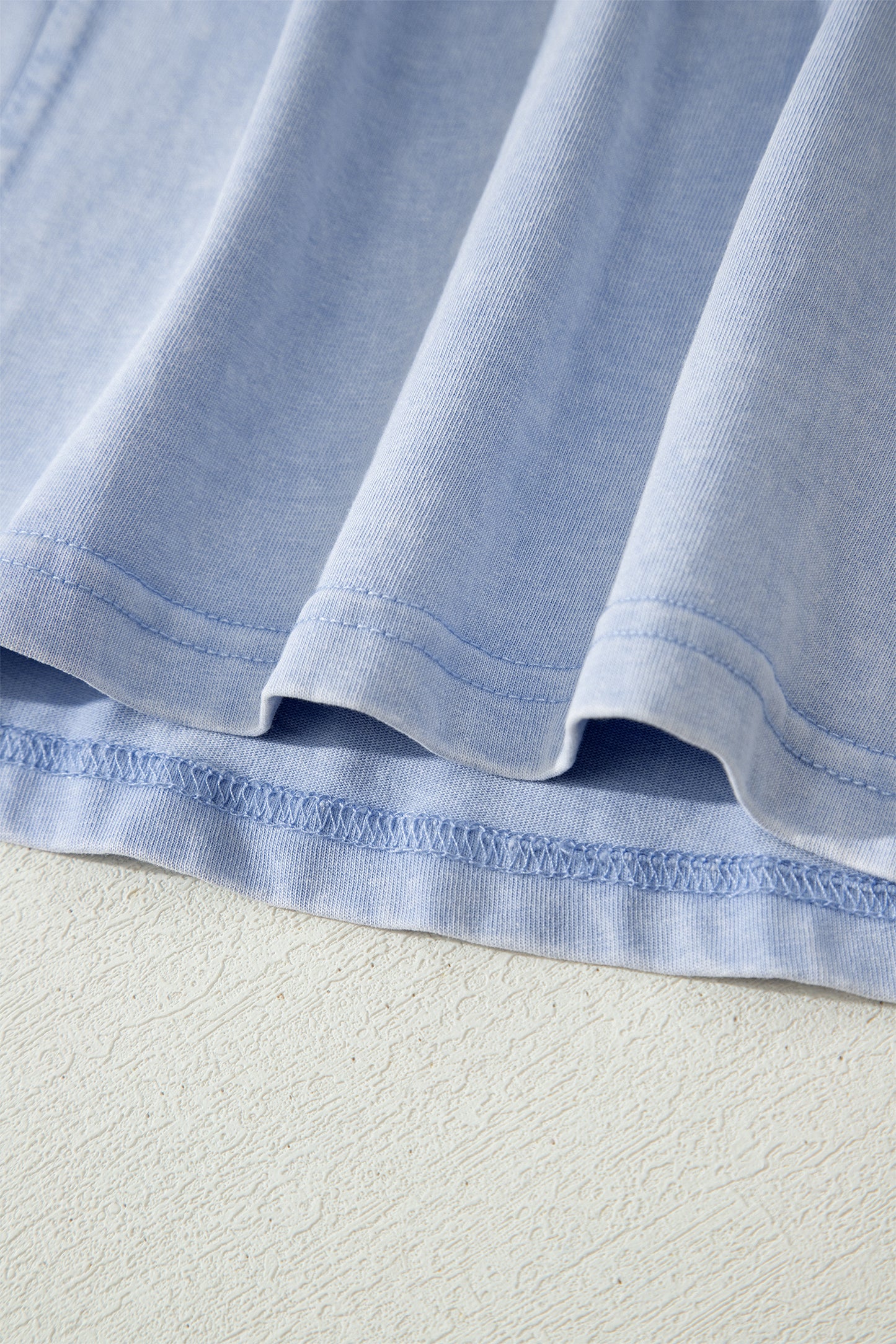 Smoke Gray Mineral Wash Mini Dress
