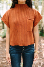 Load image into Gallery viewer, Patch Pocket Ribbed Knit Short Sleeve Sweater