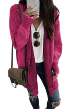Load image into Gallery viewer, Yellow Knitted Open Front Casual Long Cardigan