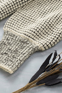 Yellow Knitted Open Front Casual Long Cardigan