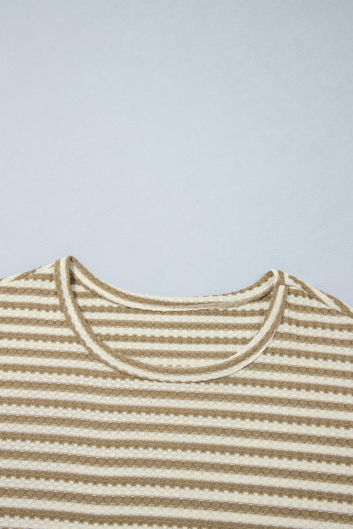 Brown Stripe Textured Set