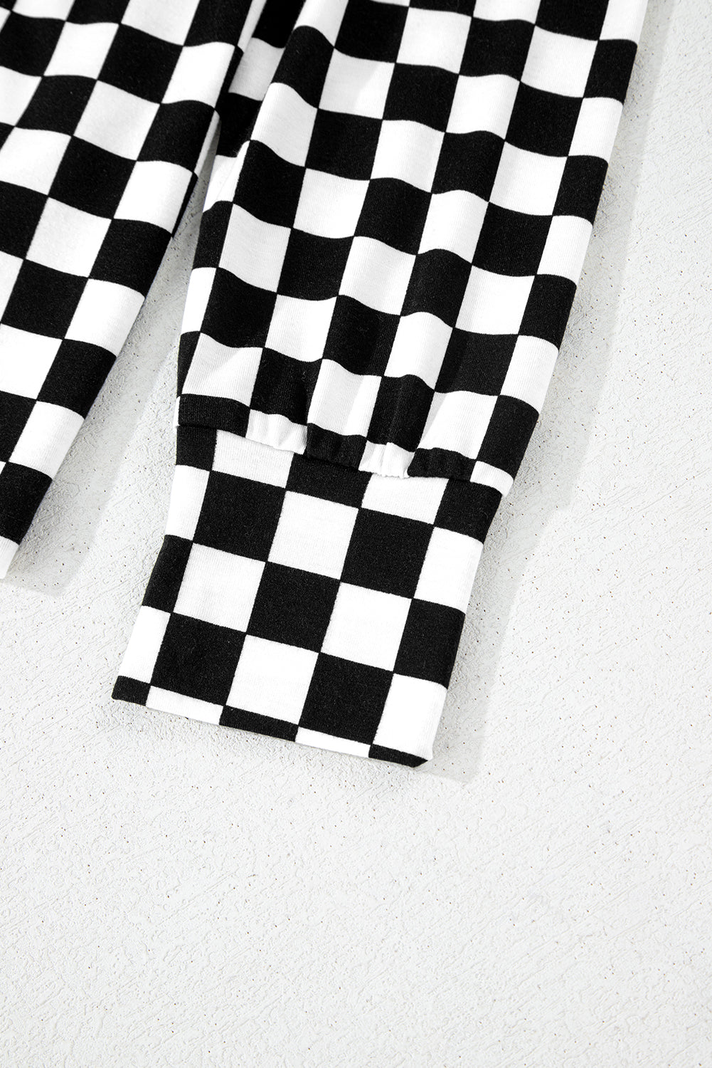 Lilly Black Checkered Lounge Set