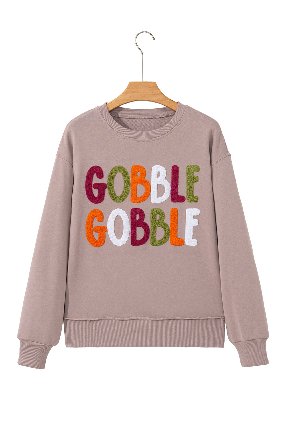GOBBLE Letter Graphic Thanksgiving Crew