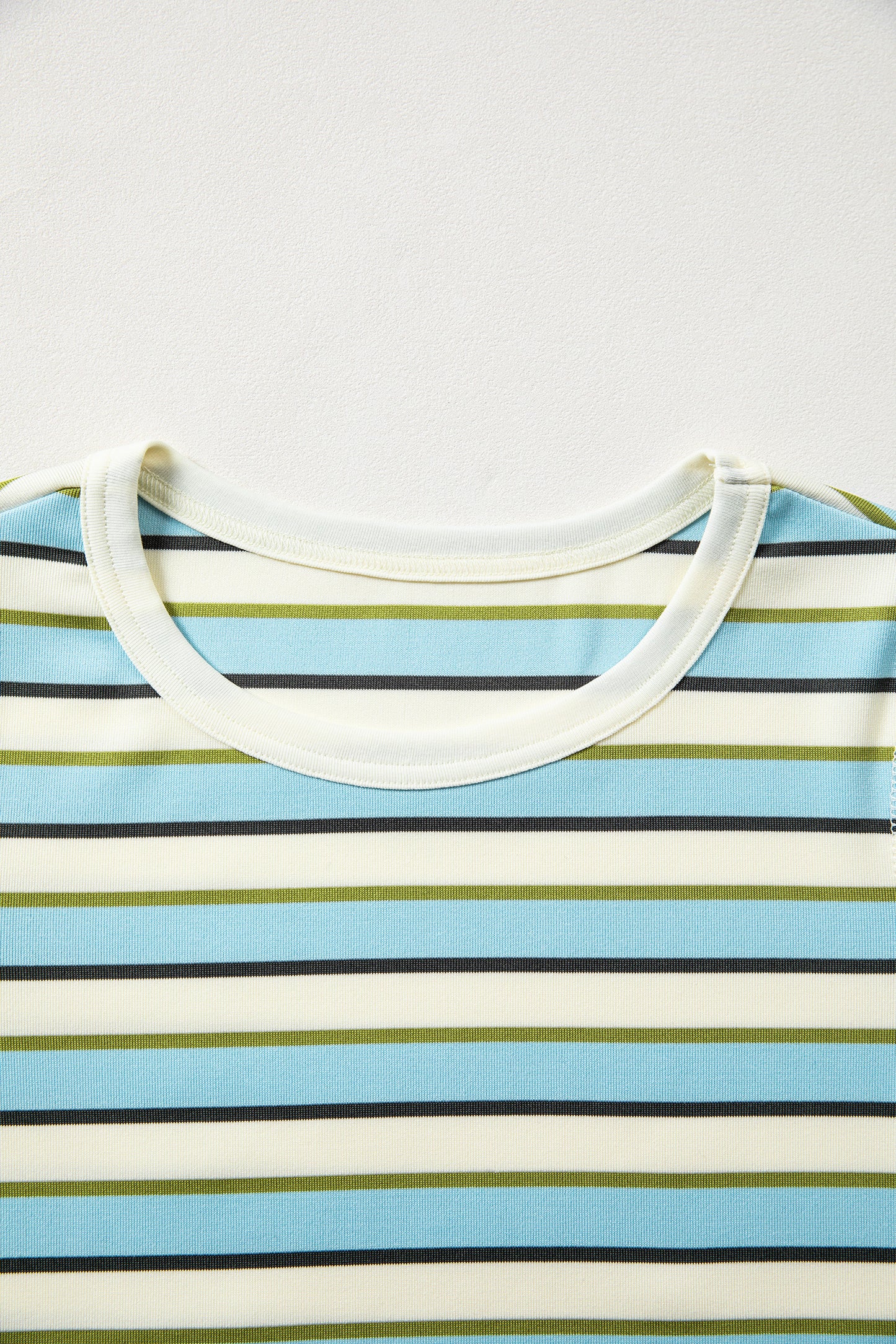 Paisley Multicolor Striped Long Sleeve Top