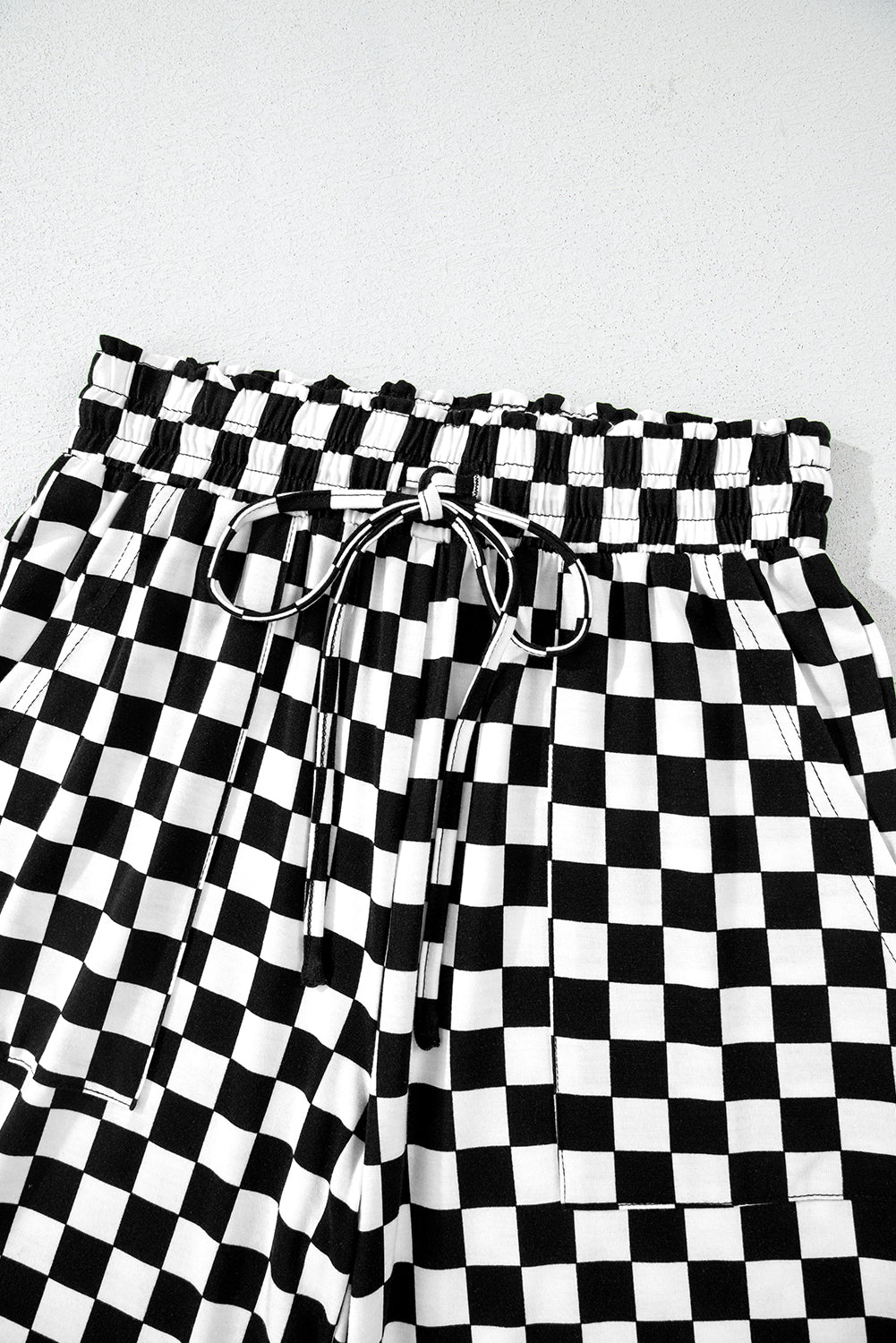 Lilly Black Checkered Lounge Set
