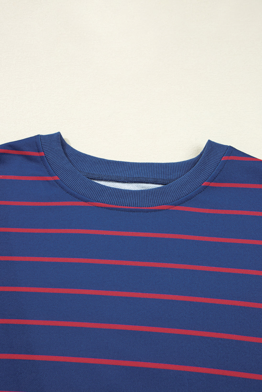 Becca Blue Stripe Sweatshirt