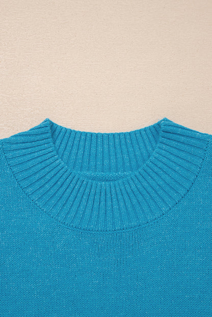 Blue Side Tie Sweater Vest
