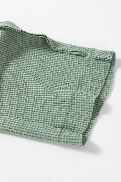 Tina Smoke Green Waffle