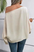 Load image into Gallery viewer, April Asymmetrical Satin Blouse