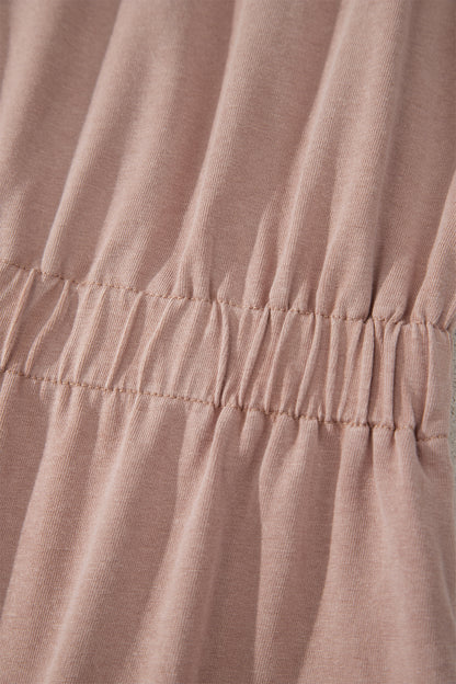 Smoke Gray Mineral Wash Mini Dress