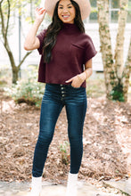 Load image into Gallery viewer, Patch Pocket Ribbed Knit Short Sleeve Sweater