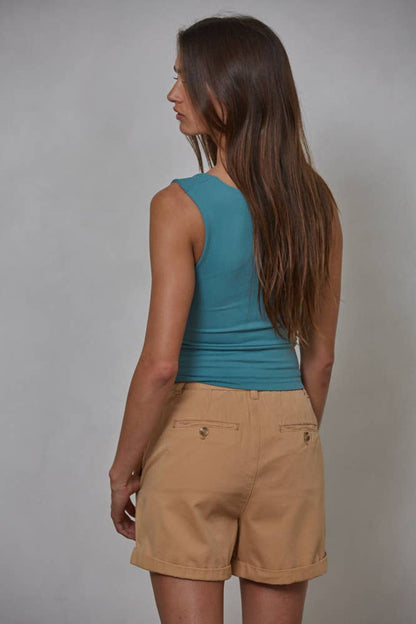 S1187N | Double Layered Seamless Top