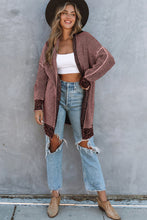 Load image into Gallery viewer, Yellow Knitted Open Front Casual Long Cardigan