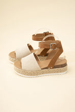 Load image into Gallery viewer, Espadrille Ankle strap Sandals
