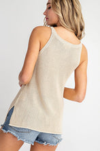 Load image into Gallery viewer, Oatmeal Knit Tank Top