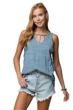 Load image into Gallery viewer, Misty Denim Sleeveless Top