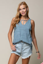 Load image into Gallery viewer, Misty Denim Sleeveless Top