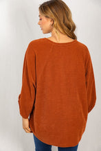 Load image into Gallery viewer, Cognac Chenille Knit Top