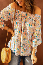 Load image into Gallery viewer, Off the Shoulder Floral Top