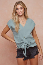 Load image into Gallery viewer, Sage V Neck Top