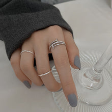 Load image into Gallery viewer, 925 Sterling Silver Exquisite Three layer Ring