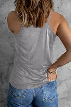 Load image into Gallery viewer, Plain Casual Split V Neck Tank Top for Women