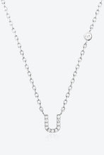 Load image into Gallery viewer, Q To U Zircon 925 Sterling Silver Necklace