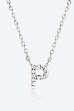 Load image into Gallery viewer, L To P Zircon 925 Sterling Silver Necklace