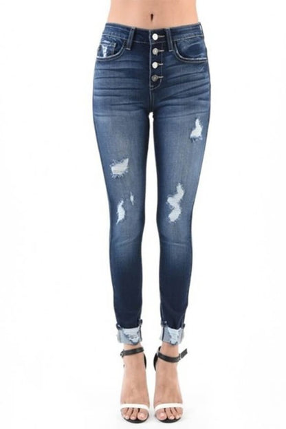 Kancan Button Fly Jeans