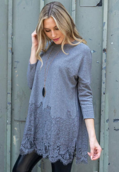 Sliver Knit Tunic