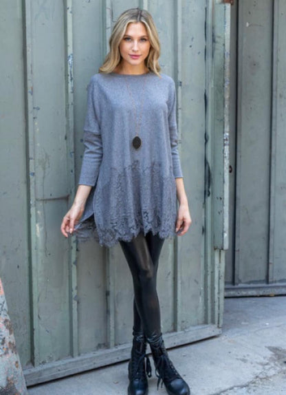 Sliver Knit Tunic