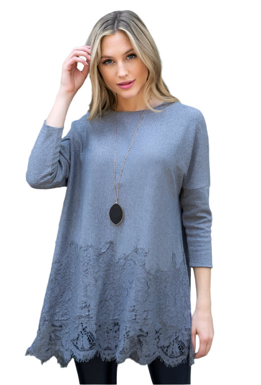 Sliver Knit Tunic