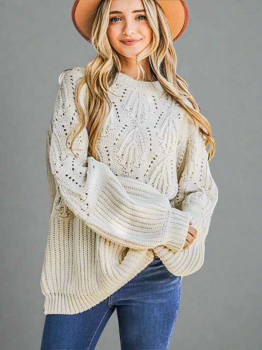 Loose Fit Pullover Sweater