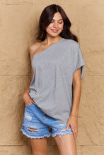 Load image into Gallery viewer, Ninexis in My Groove One Shoulder Loose Top