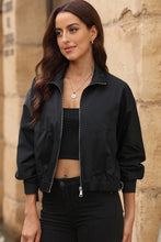 Load image into Gallery viewer, Zip-Up Collared Jacket