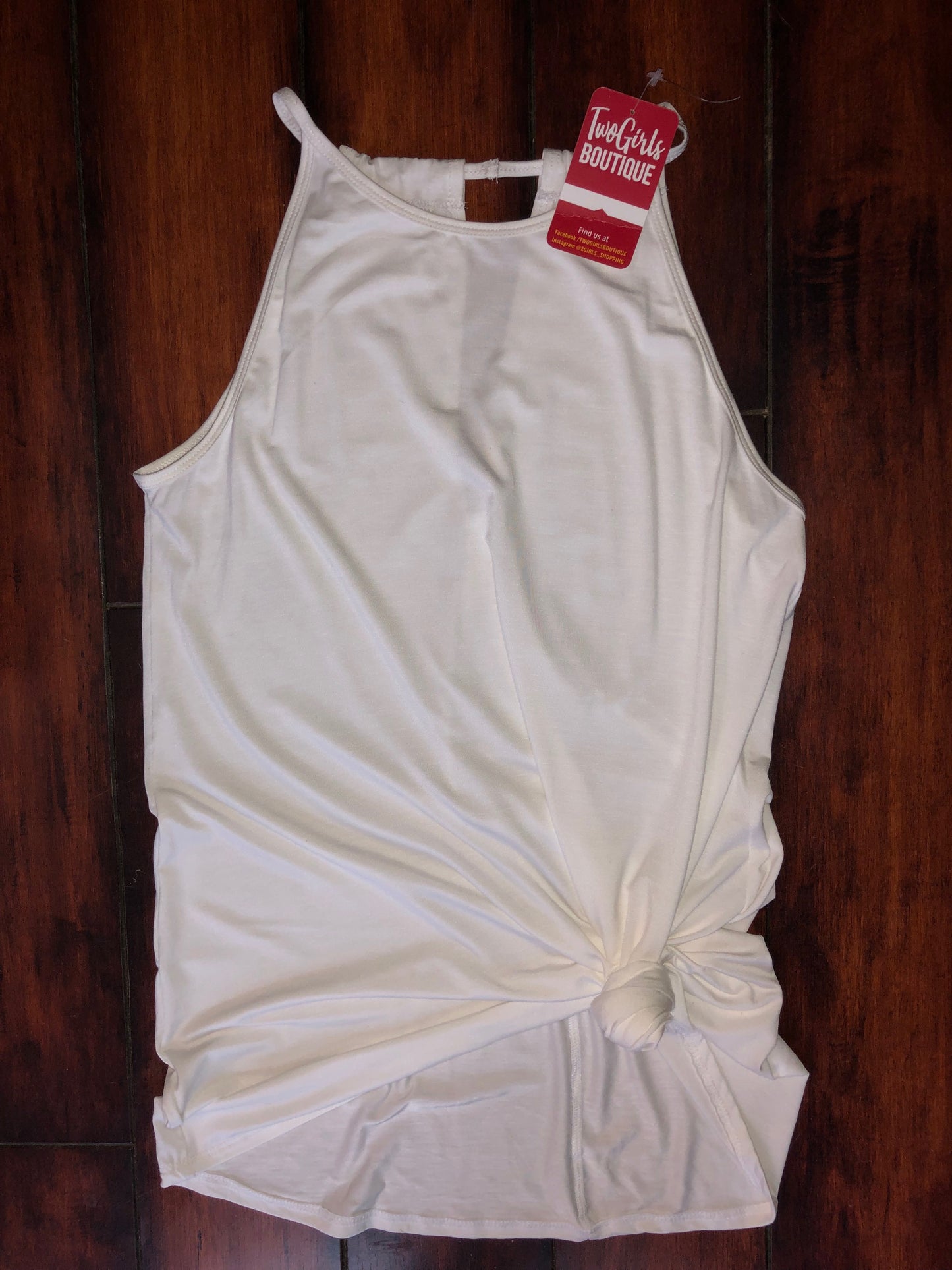 White Layering Tank