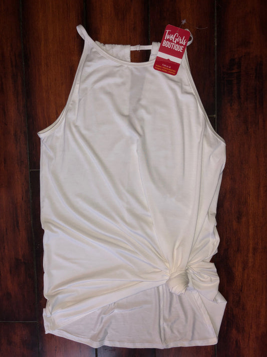 White Layering Tank