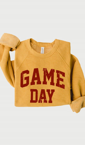 Vintage Mustard Game Day Sweatshirt