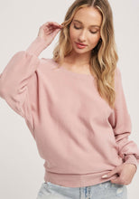 Load image into Gallery viewer, Blush Crewneck Open back